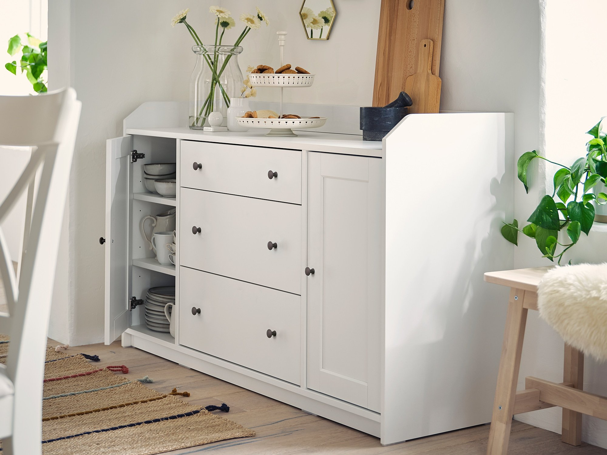 Комод Хауга 18 white ИКЕА (IKEA) изображение товара