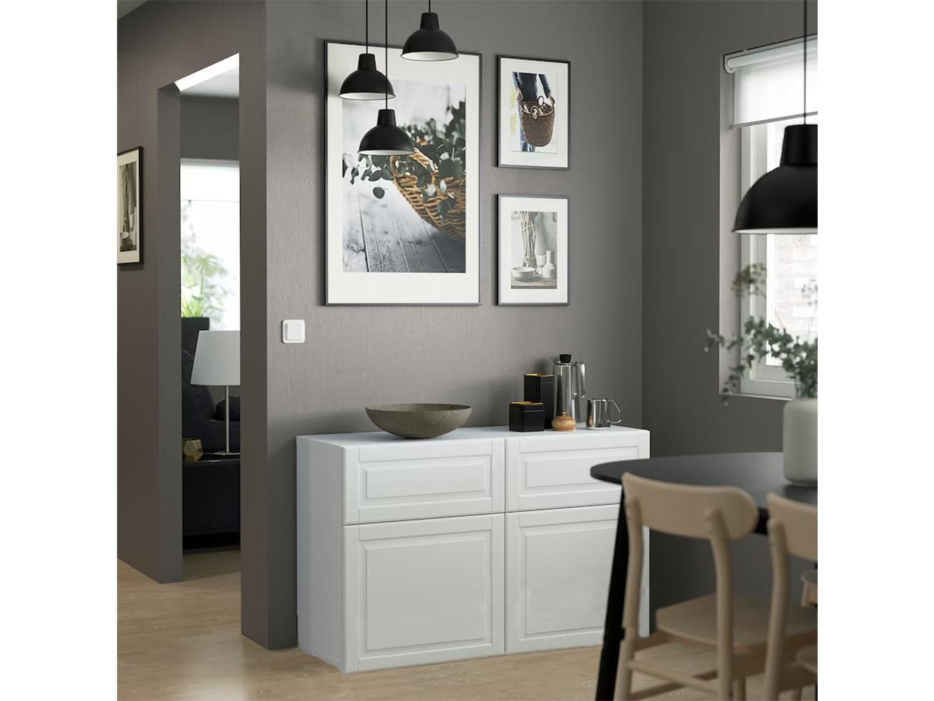 Комод Беста 118 white ИКЕА (IKEA)  изображение товара