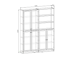 Изображение товара Книжный шкаф Билли 349 white ИКЕА (IKEA) на сайте adeta.ru