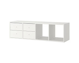 Изображение товара Стеллаж Каллакс 225 white ИКЕА (IKEA) на сайте adeta.ru