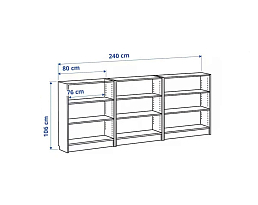 Изображение товара Стеллаж Билли 112 brown desire ИКЕА (IKEA) на сайте adeta.ru