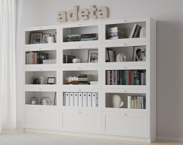 Изображение товара Книжный шкаф Билли 373 white ИКЕА (IKEA) на сайте adeta.ru