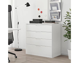 Изображение товара Комод Галант 13 white ИКЕА (IKEA) на сайте adeta.ru